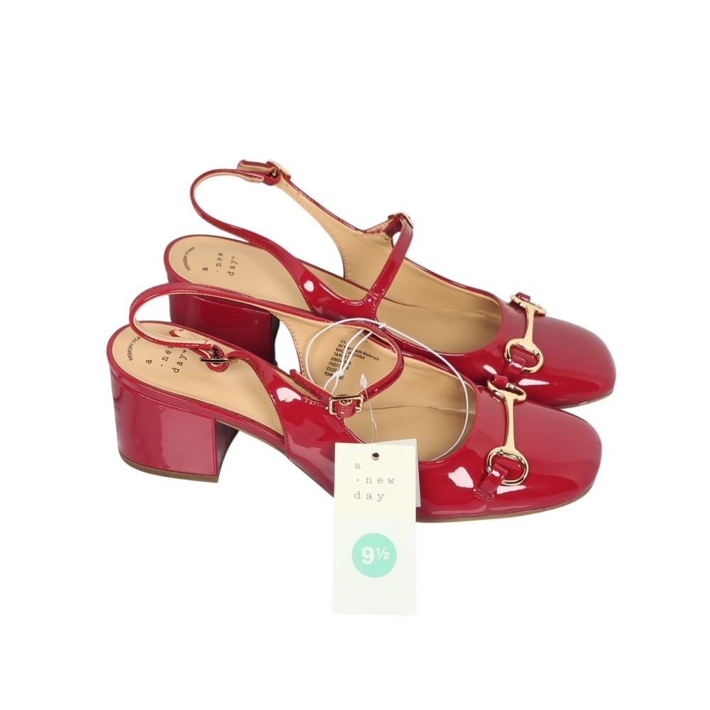 a new day Memory Foam Red/Lucky Heels Size 9.5